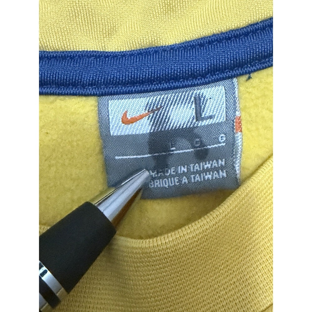 Nike Club America Soccer Training Sweatshirt Mens Large Coca Cola Corona Yellow - Picture 2 of 16